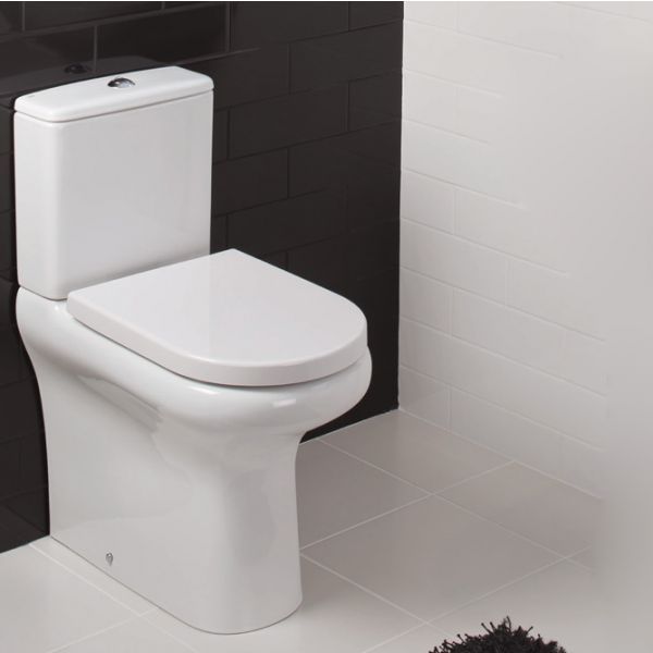 RAK Compact Deluxe 45cm High Rise Fully BTW WC with Seat
