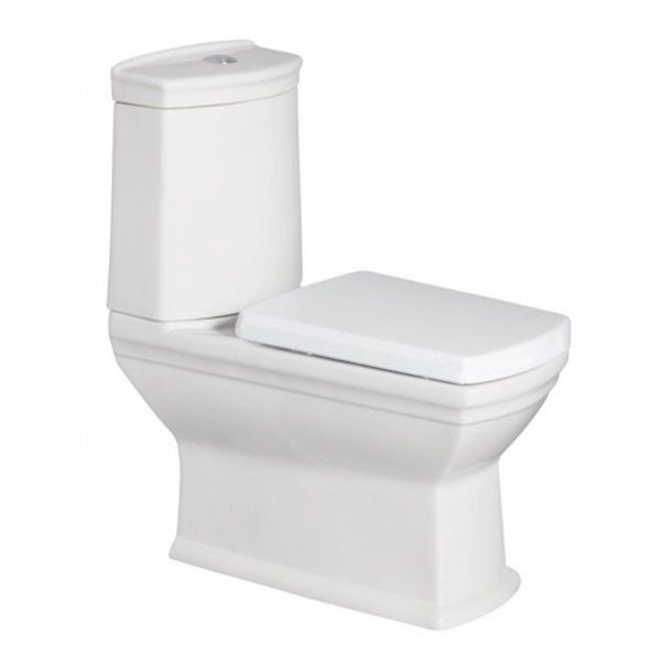 Dartmouth Traditional Closed Coupled Toilet including Seat