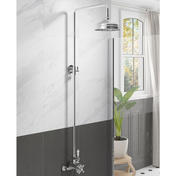 Deluge Riser Kit With Traditional Exposed Thermostatic Valve