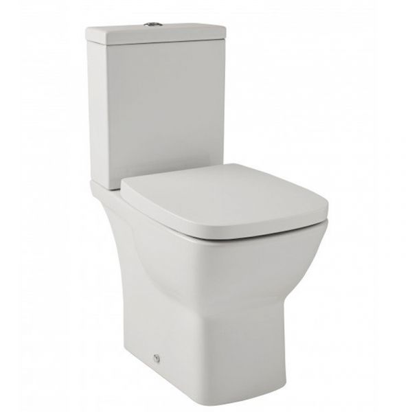 Evoque Contemporary Close Coupled Toilet inc Soft Close Seat