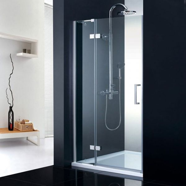 Perfect 900mm Frameless Pivot Shower Enclosure Toughened Glass Shower Door 