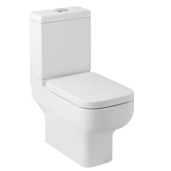 Zero WC - Space Saver Close Coupled Toilet inc Soft Closing Seat