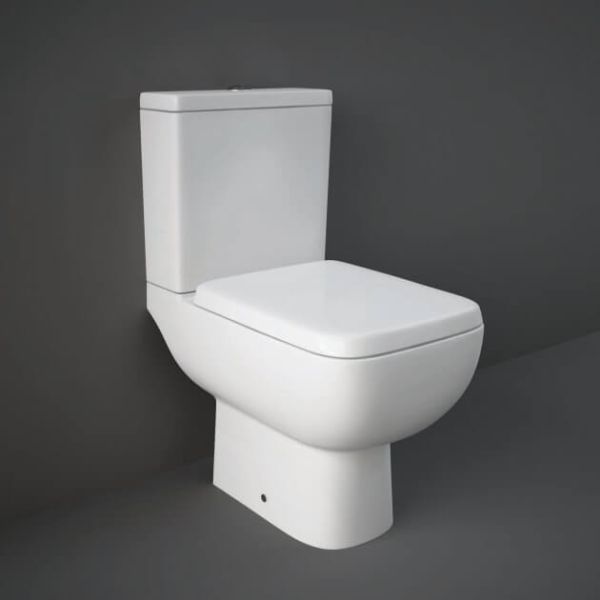 RAK Serie 600 - Close Coupled Toilet inc. Soft Closing Seat