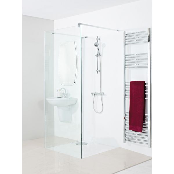 One Wall Walk In Shower Enclosure 800x800