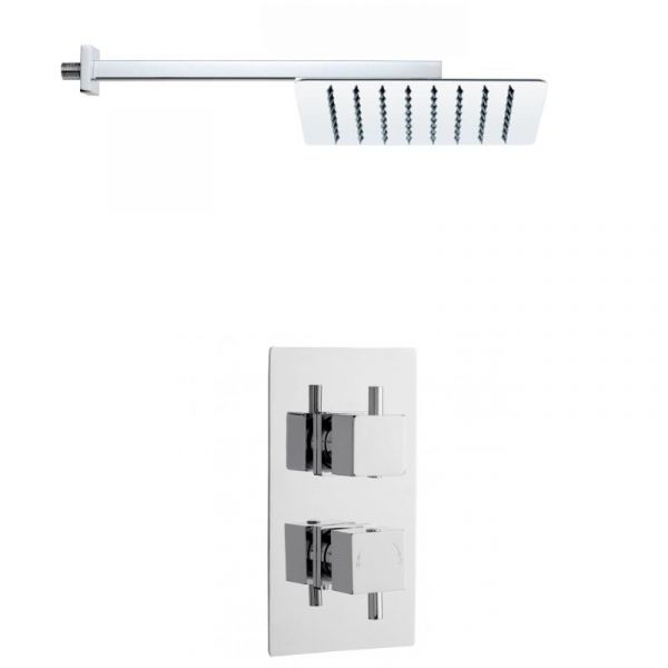 Supersonic Slimline Concealed Dual Thermostatic Shower Pack