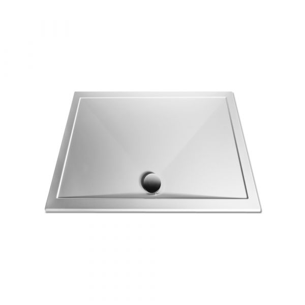 ab25 Dome 25mm Stone Resin Ultra Low Profile 900 x 900 Square Tray