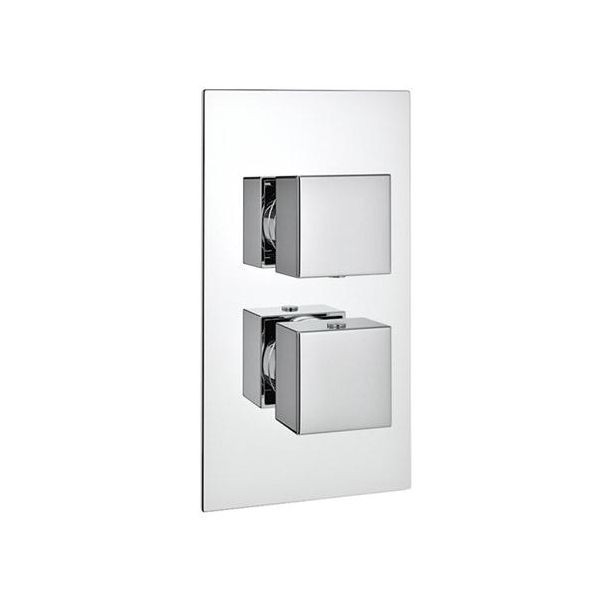 Supersonic Twin Square Concealed Thermostatic Valve
