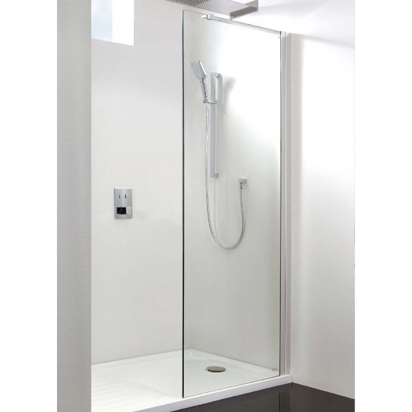 800mm Clear 10mm Wetroom Panel 2000mm Height
