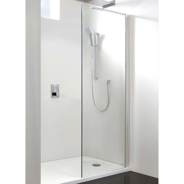 1100mm Clear 10mm Wetroom Panel 2000mm Height