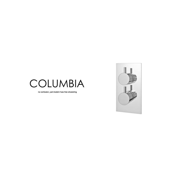 Columbia Twin Round Concealed Valve