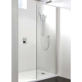 600mm Clear 10mm Wetroom Panel 2000mm Height