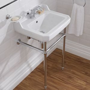 Victorian 1TH 560mm Basin with Washstand