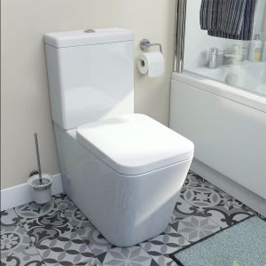 SA03 Modern Closed Back Rimless Toilet inc Soft Close Seat