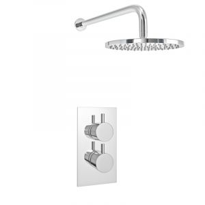Columbia Twin Concealed Thermostatic Valve And Shower Head