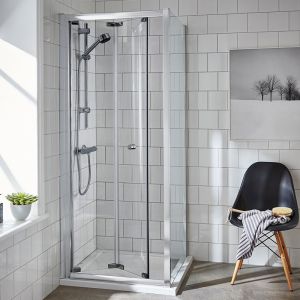 760mm Bi-Fold Shower Door Enclosure