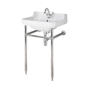 Victorian 1TH 500mm Basin with Washstand