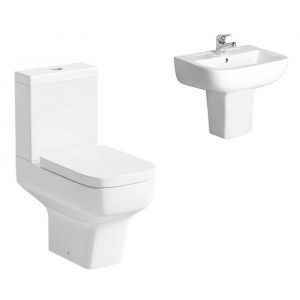 Minimus Suite - WC 500 Basin and Semi Pedestal
