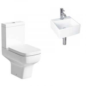 Minimus Cloakroom Toilet Suite - WC Nova Basin