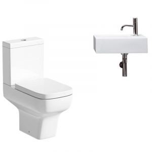 Minimus Cloakroom Suite - Quadro Basin (micro), WC