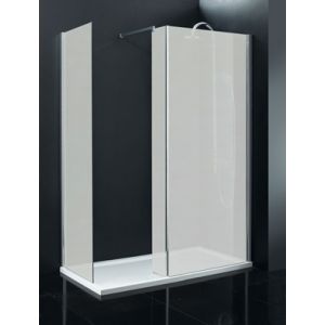 Milano Frosted Beka Walk In 8mm Shower Enclosure