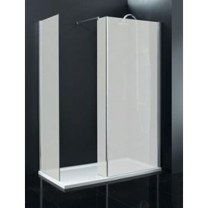 Milano Frosted Beka Walk In 8mm Shower Enclosure 1500 x 800