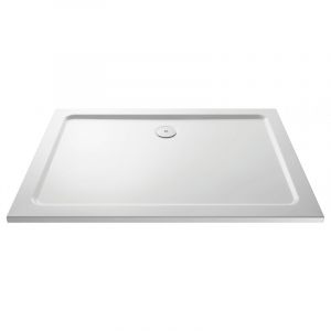 Pearlstone 1500x700 Rectangle Stone Resin Shower Tray (40mm)