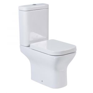 Petite Contemporary Modern Toilet inc. Soft Closing Seat