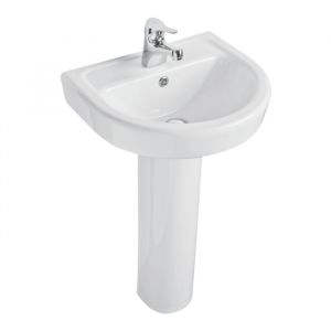 Ratio 460mm 1TH Basin and Pedestal