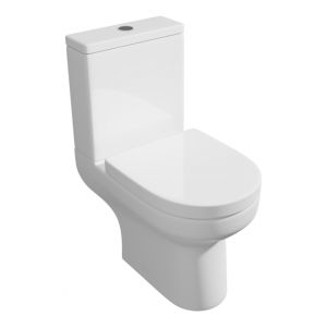 Ivo Short Projection Close Coupled WC Inc Soft Close Seat