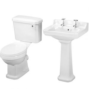 Victorian Traditional Suite inc Wc 2th Basin and Pedestal