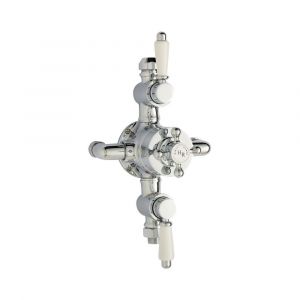 Traditional Triple Exposed Thermostatic Shower Valve