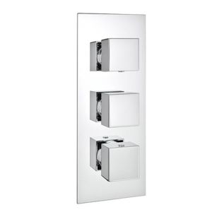 Pure Square Triple Control Concealed Thermostatic Valve