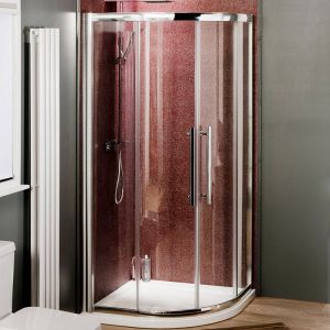 Eight Shower Enclosure - 8mm Safety Glass - 900x900 Quadrant